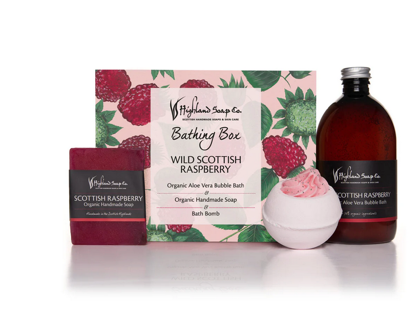 Wild Raspberry Bathing Box