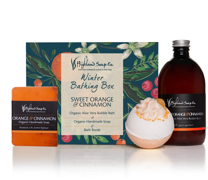 Sweet Orange And Cinnamon Bathing Box