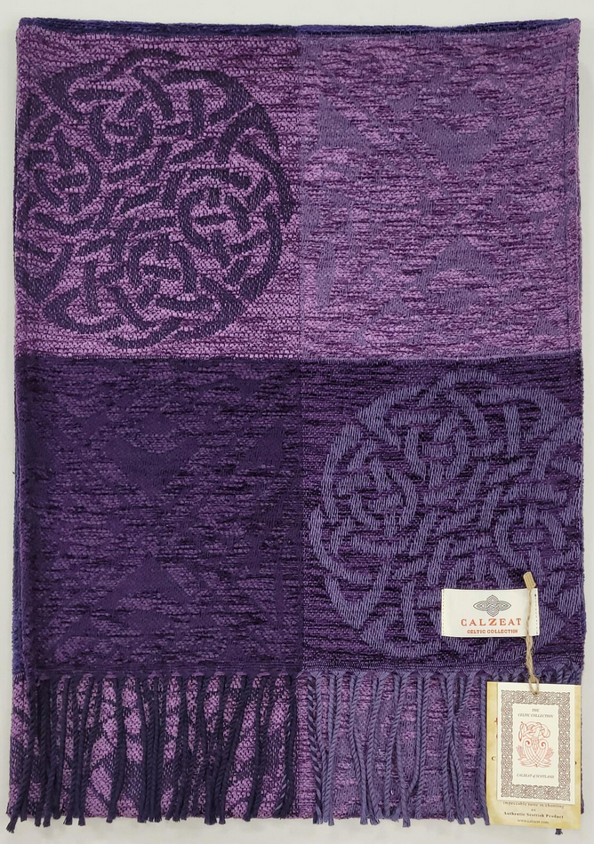 Celtic Knot Skye Jacquard Wool Wrap