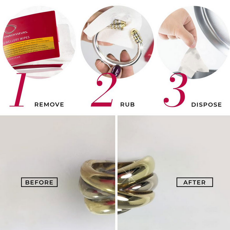 Connoisseurs Jewellery Wipes