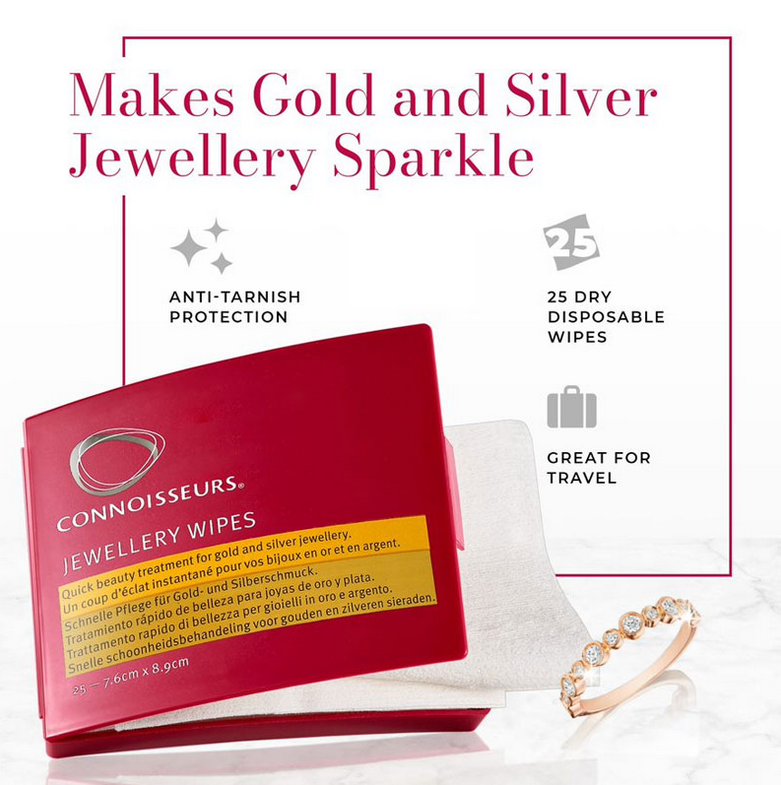 Connoisseurs Jewellery Wipes