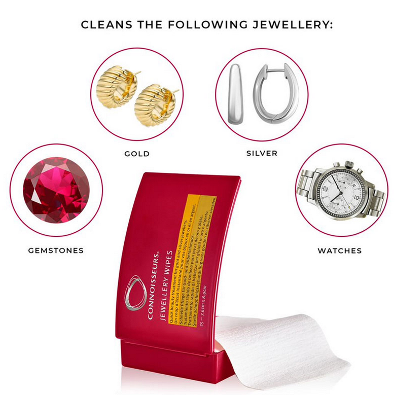 Connoisseurs Jewellery Wipes