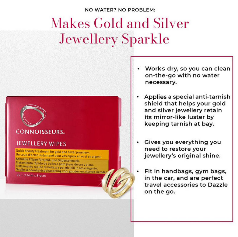 Connoisseurs Jewellery Wipes