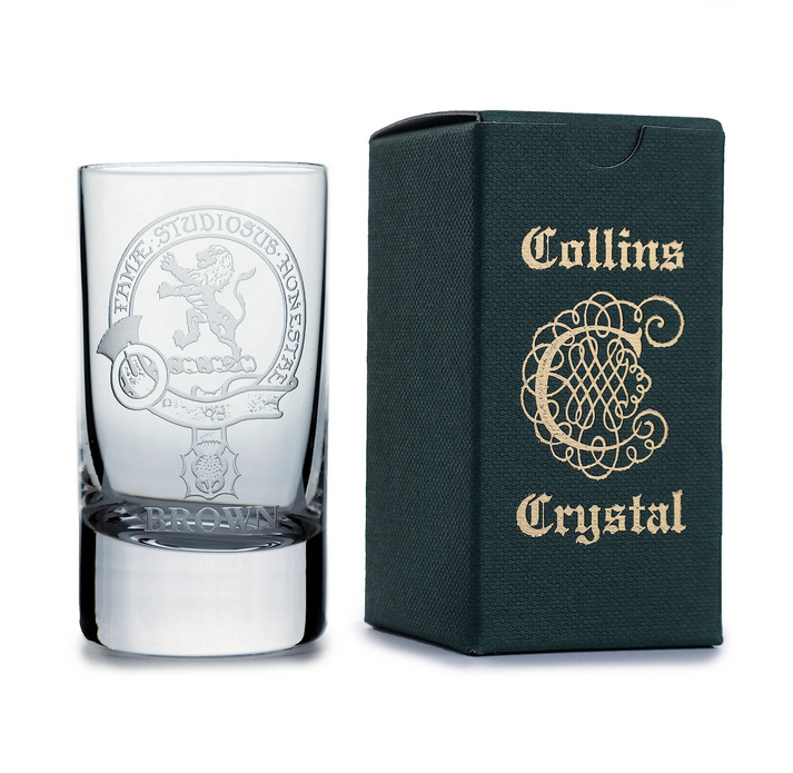 Dram Tot Shot Glass - Brown