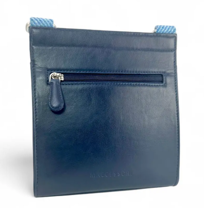 Sky Blue Medium Satchel Bag