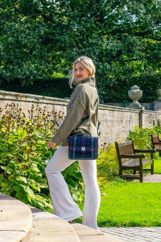 Baird Check Ladies Messenger Bag