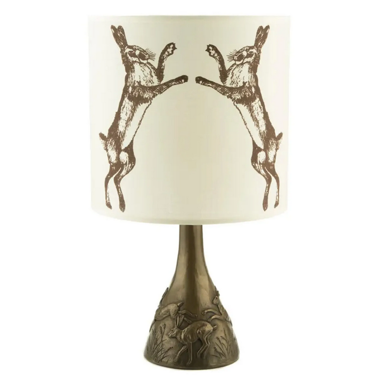 Oriele Bronze Hare Lamp