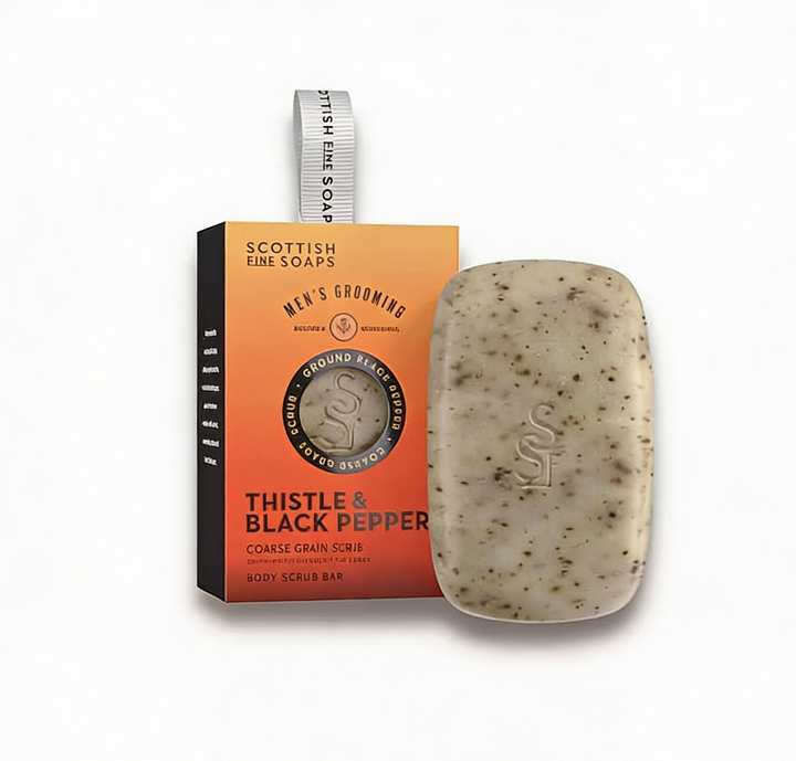 Thistle And Black Pepper Body Scrub Bar 150g