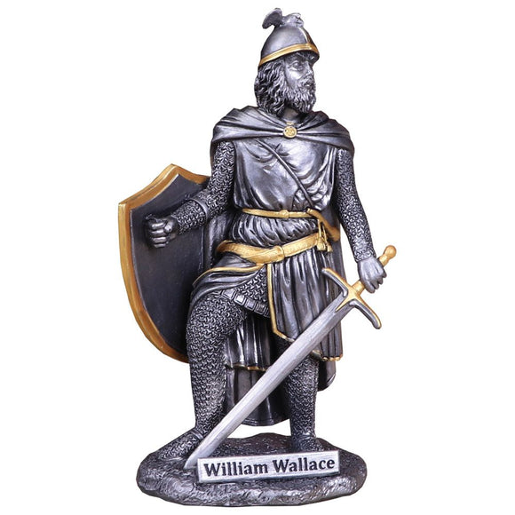 William Wallace - Scottish Hero Hand Painted Resin Figure Ornament