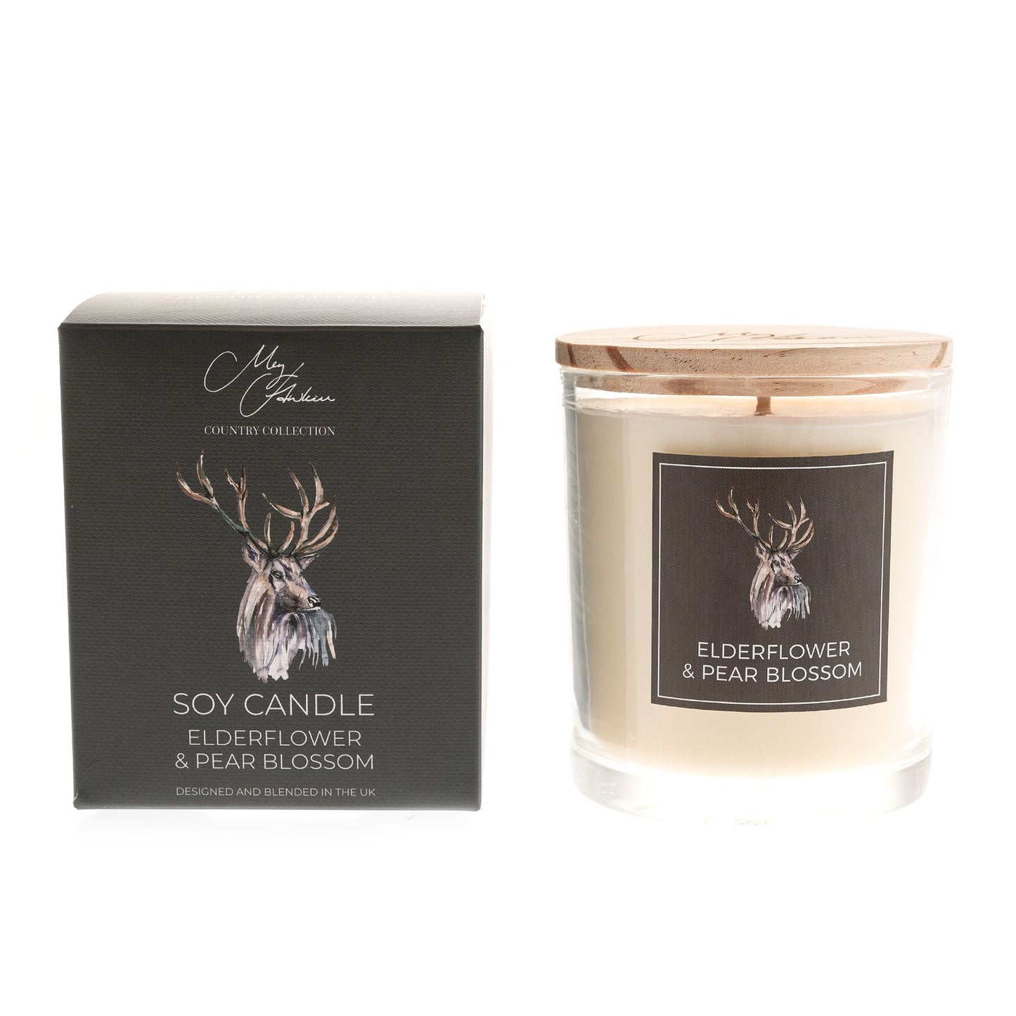 Elderflower & Pear Stag Candle