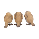 Three Wise Robins - Hear No, Speak No, See No Evil Figurines