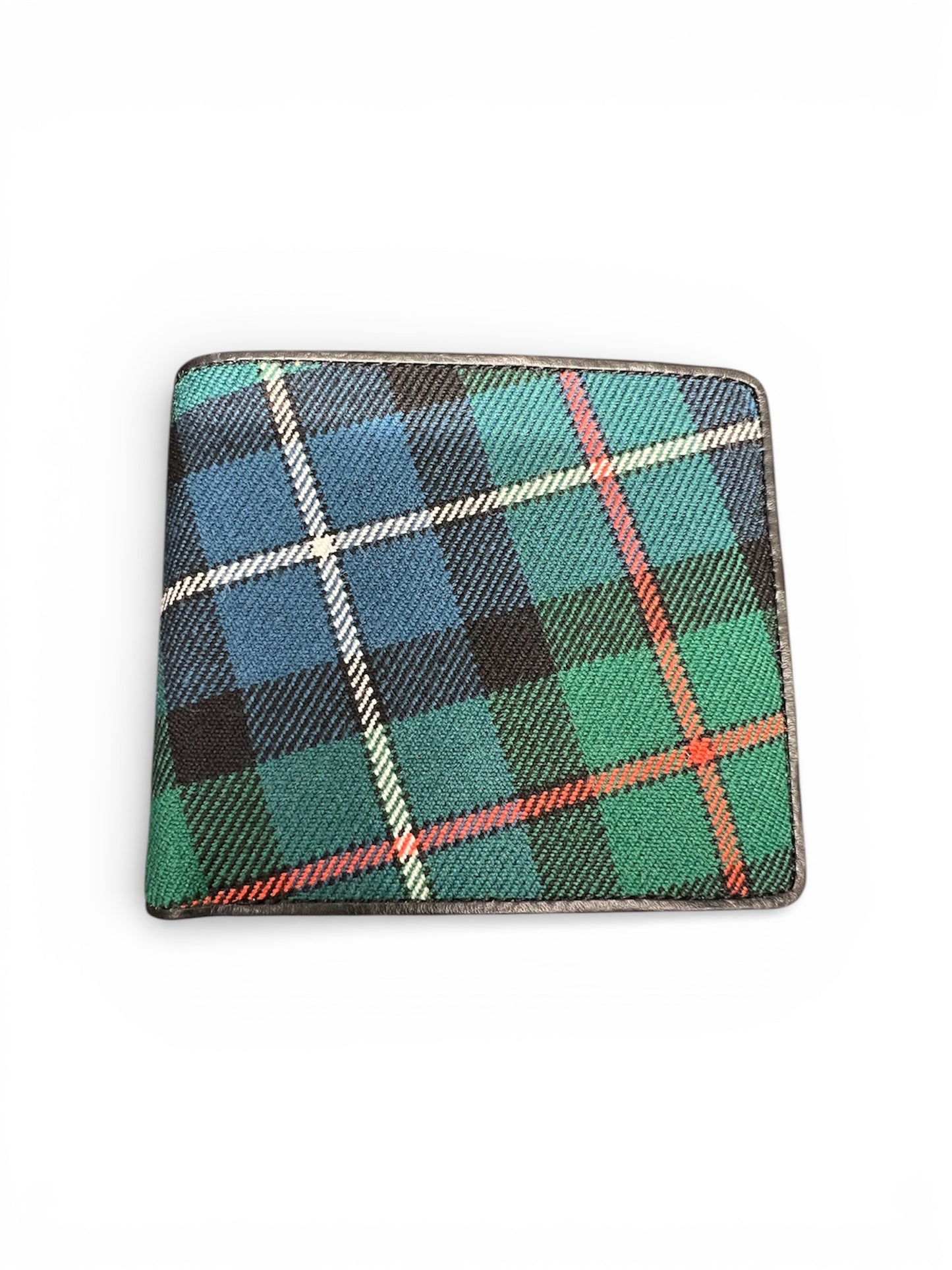 100% Scottish Tartan & Real Leather Mens Wallet - Argyll Ancient