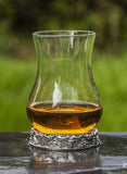 Stunning Pewter Scottish Highland Stag Whisky Tasting Glass