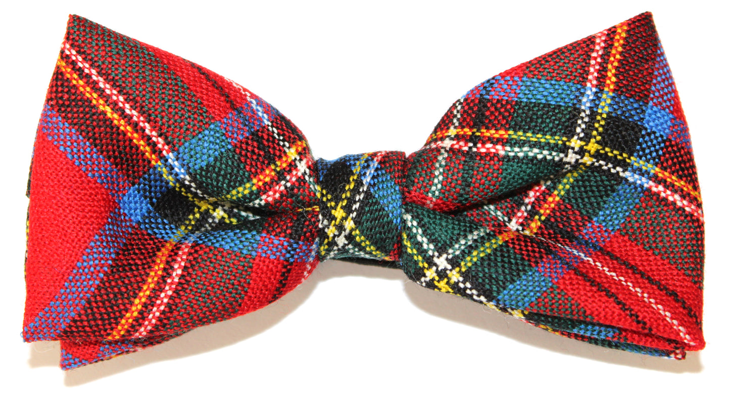 Wool Tartan Bow Tie - Royal Stewart