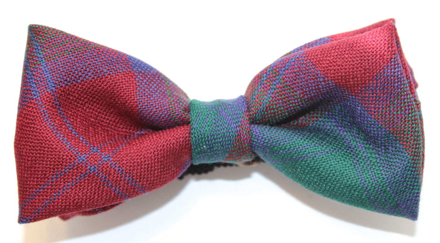 Wool Tartan Bow Tie - Lindsay