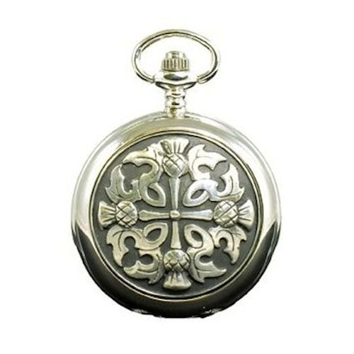 Four Thistle Cross Pocket Watch