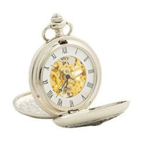 Thistle Stag Mechanical Pocket Watch