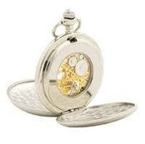 Thistle Stag Mechanical Pocket Watch