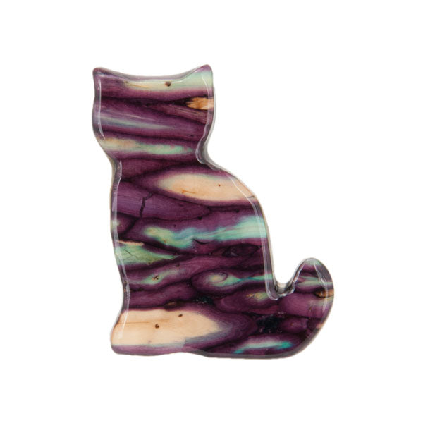 Heathergems Cat Brooch