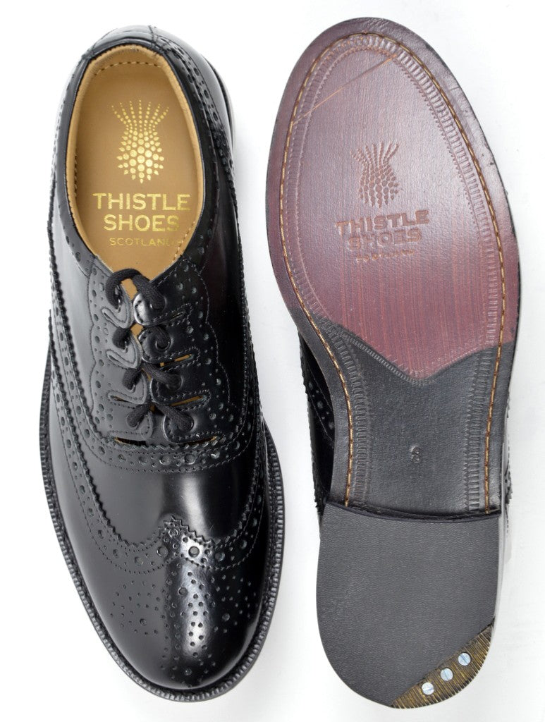 Leather Custom Grade Ghillie Brogue - Wide Fit Available
