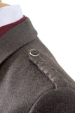 Crail Highland Jacket & Button Waistcoat in Peat Brown Arrochar Tweed - Long Fit