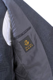 Crail Highland Jacket & Waistcoat in Charcoal Grey Arrochar Tweed Short Fit