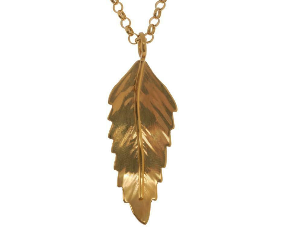 Vermeil Rowan Leaf Pendant – Kilts Wi Hae Ltd