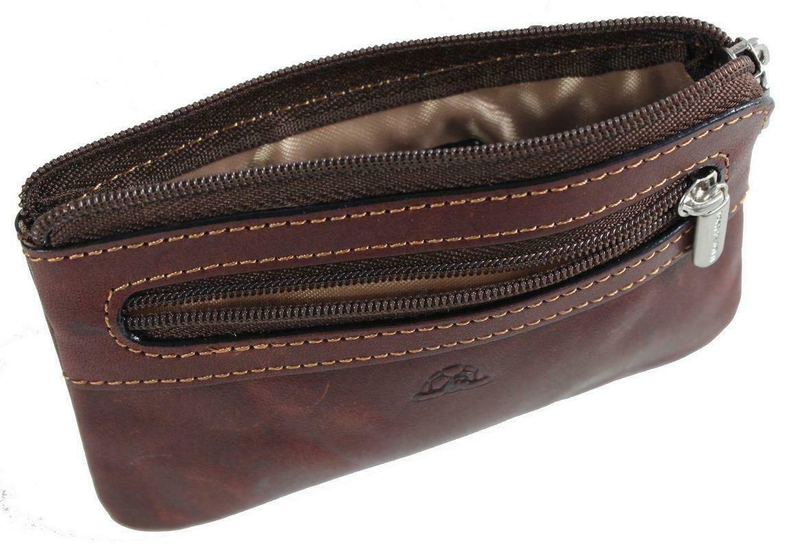 Tony Perotti Italian Leather Key Case Purse Wallet with RFID Protection