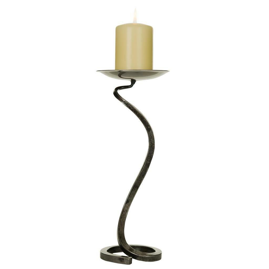 Iron Single Bent Square Candle Holder