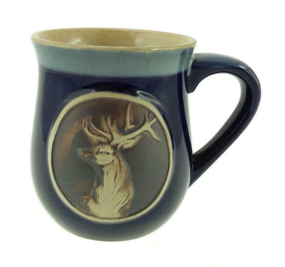 Stoneware Stag Mug