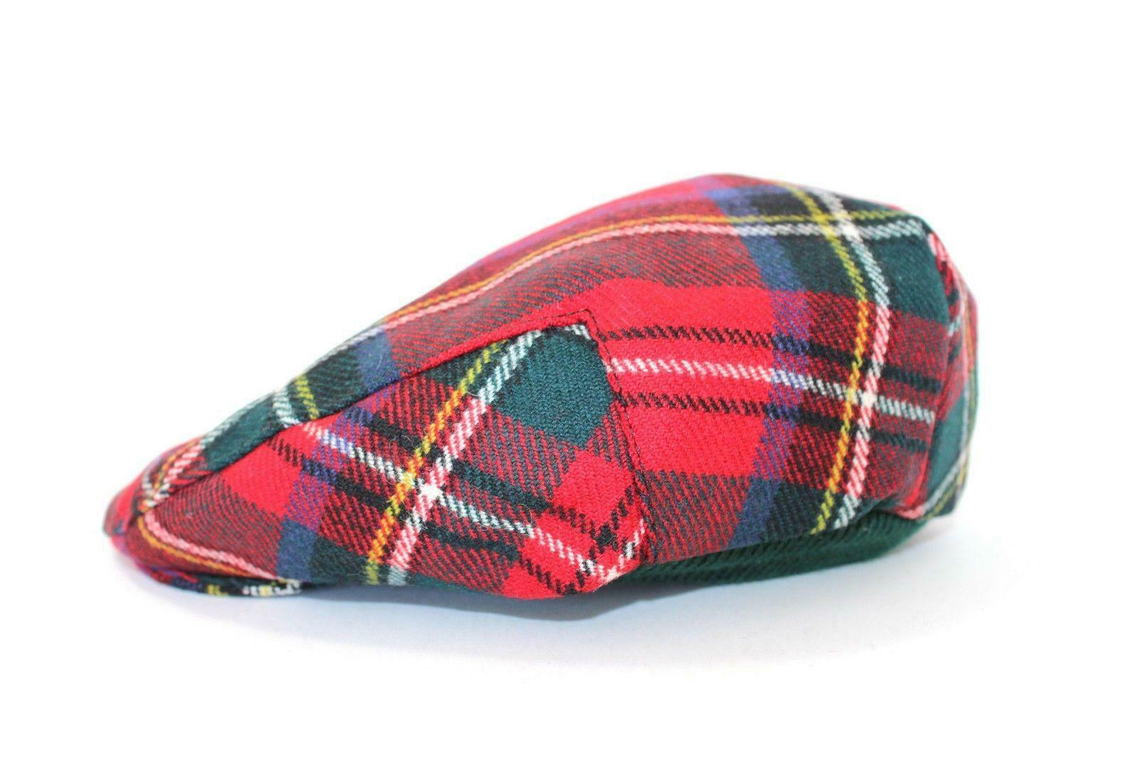 Tartan Flat Cap Royal Stewart – Kilts Wi Hae Ltd