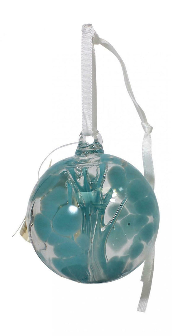 D & J Glassware Unique Handmade Special Friend Decorative Glass Ball Bauble