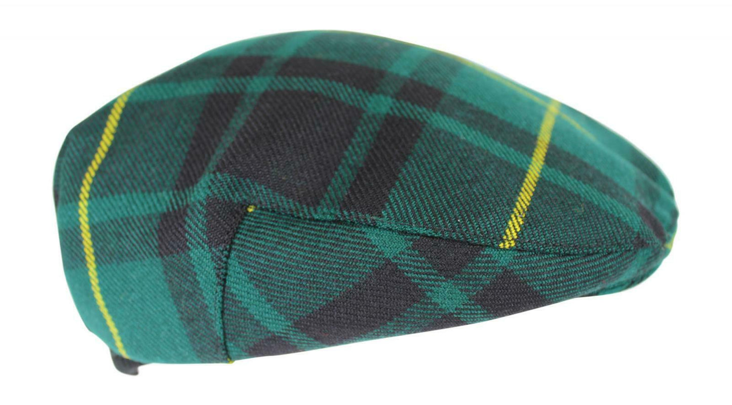 Tartan Flat Cap - MacArthur Mod