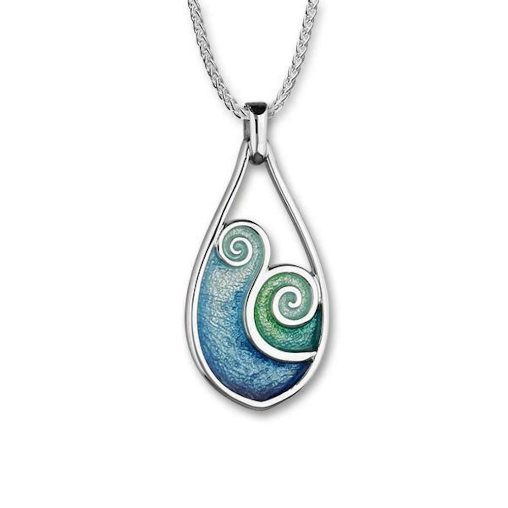 Waterfall Tundra Tranquility Sterling Silver Necklace