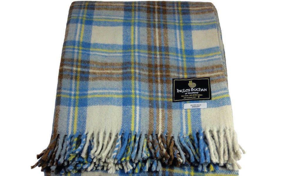 Wool Travel Rug - 14 Tartans