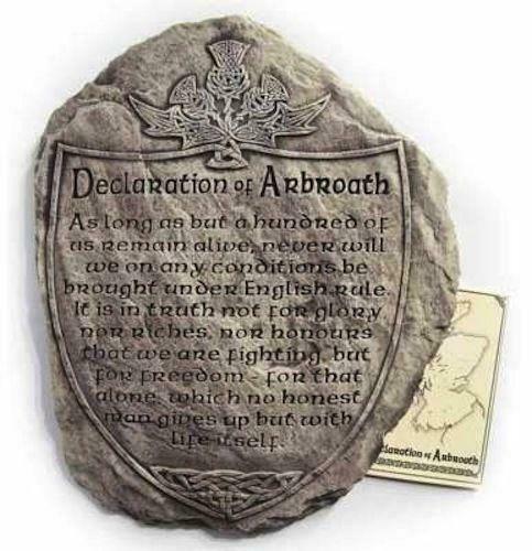 Declaration of Arbroath Scottish Wall Plaque / Hanging / Sign - Made in Scotland
