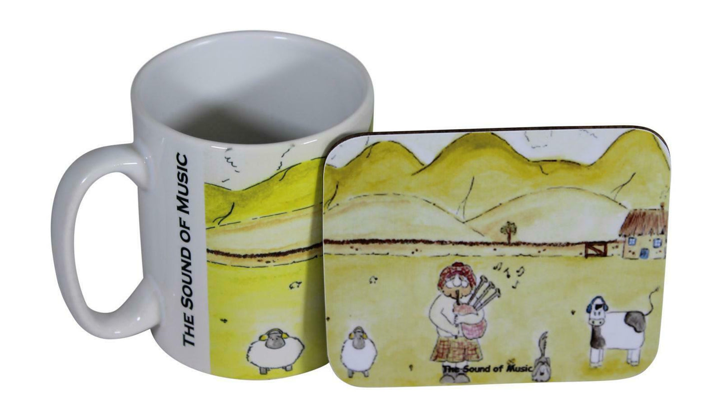Scottish Movie Mug & Coaster - The Sound Of Music