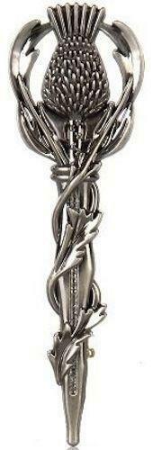 Antique Celtic Thistle Kilt Pin
