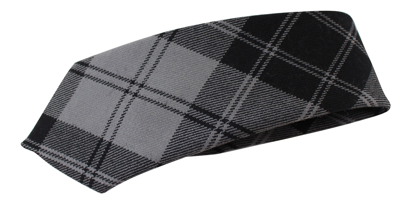 Tartan Neck Tie - Douglas Grey