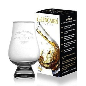Official Glencairn Whisky Glass "The Water of Life" Scotland Whiskey Tasting