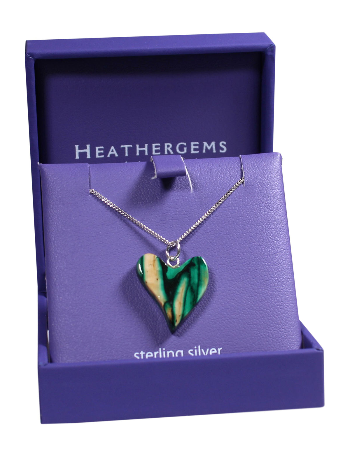 Heathergems Heart Drop Necklace
