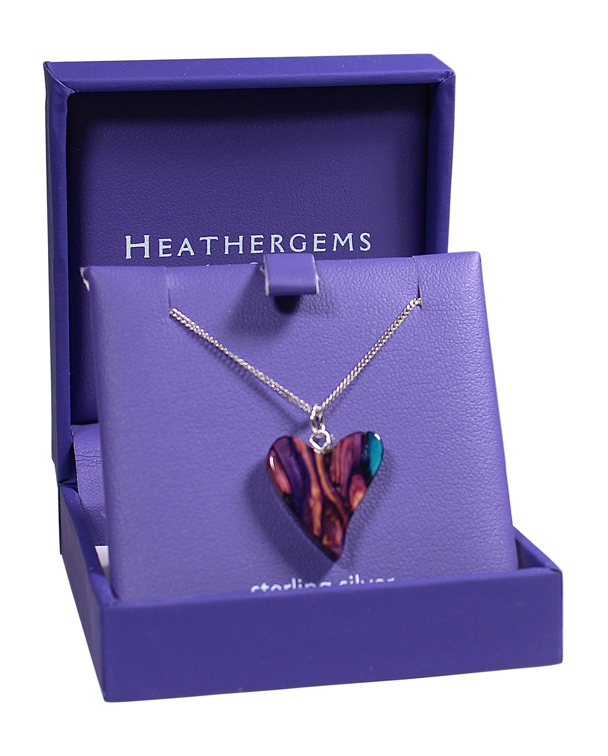 Heathergems Heart Drop Necklace