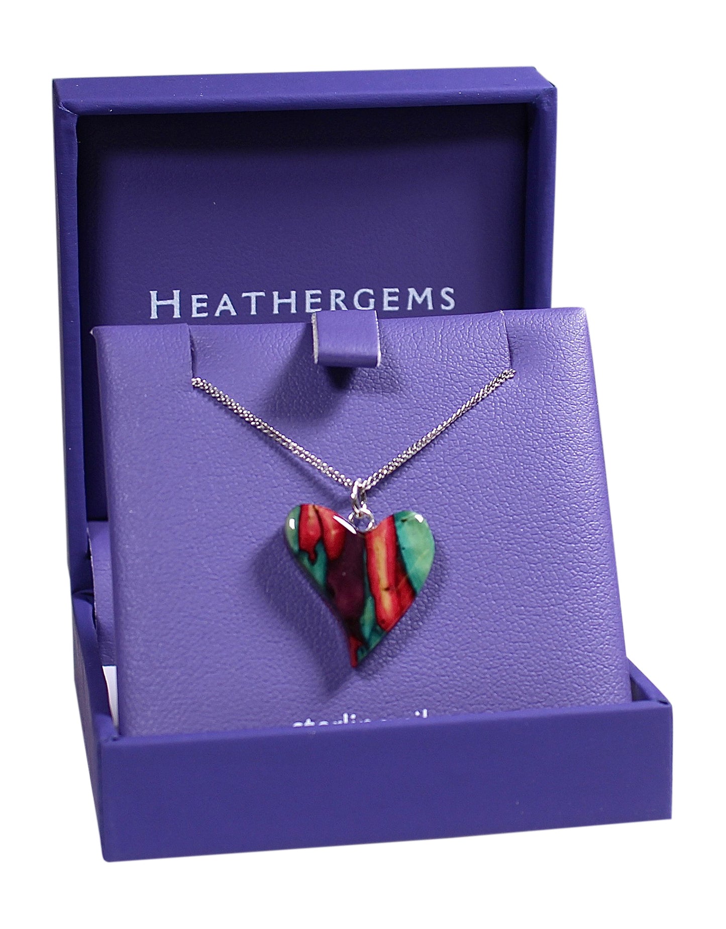 Heathergems Heart Drop Necklace