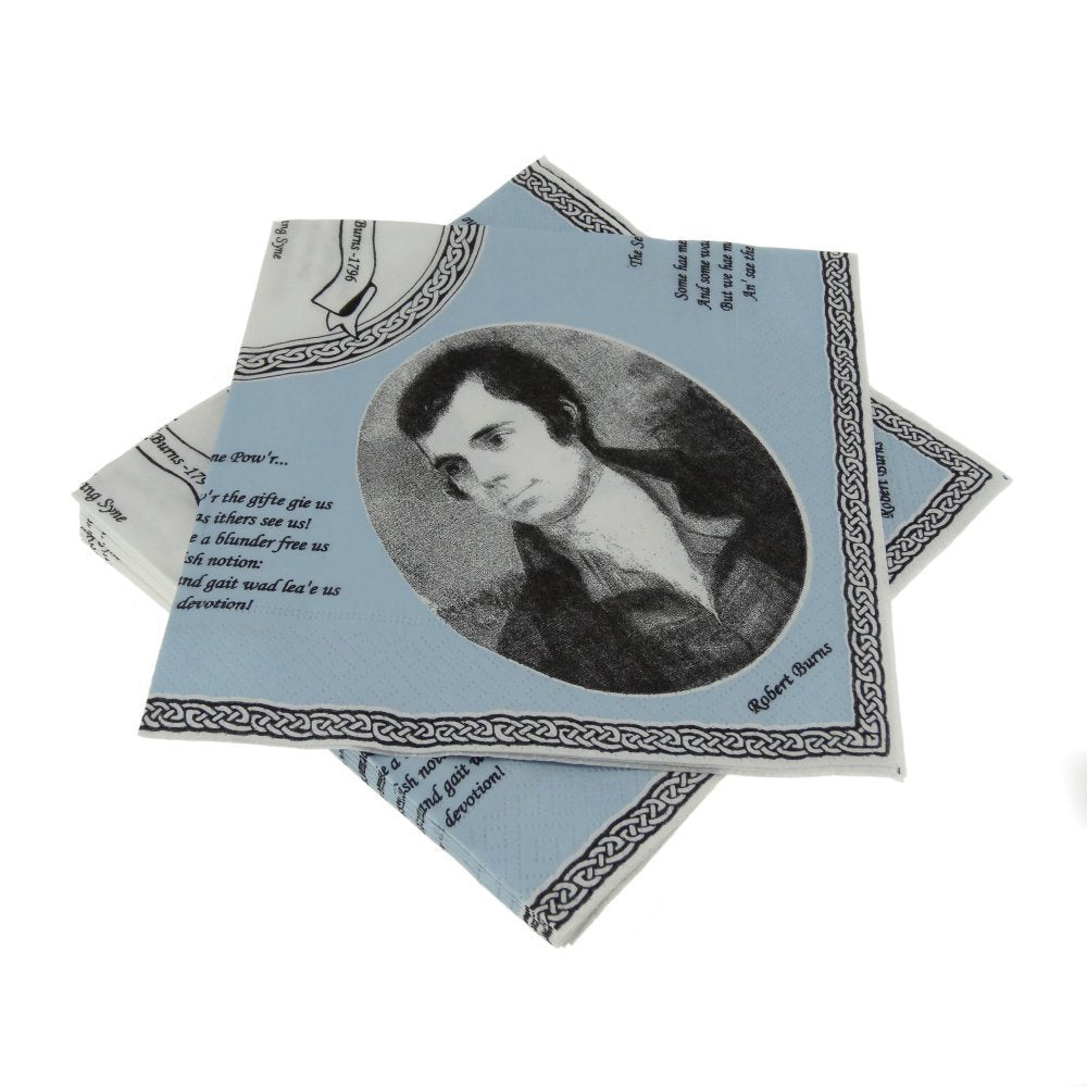 Robert Burns Paper Napkins