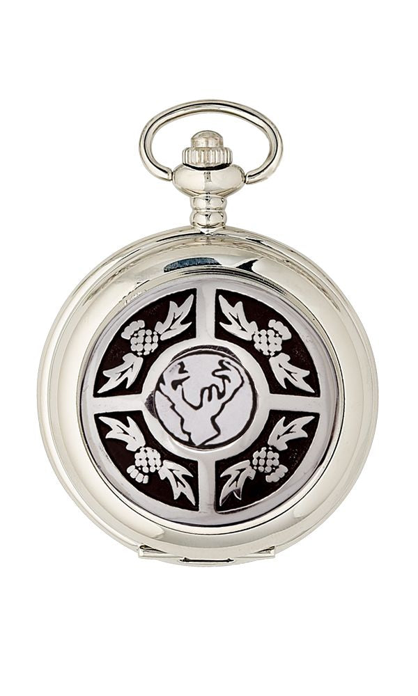 Thistle Stag Mechanical Pocket Watch