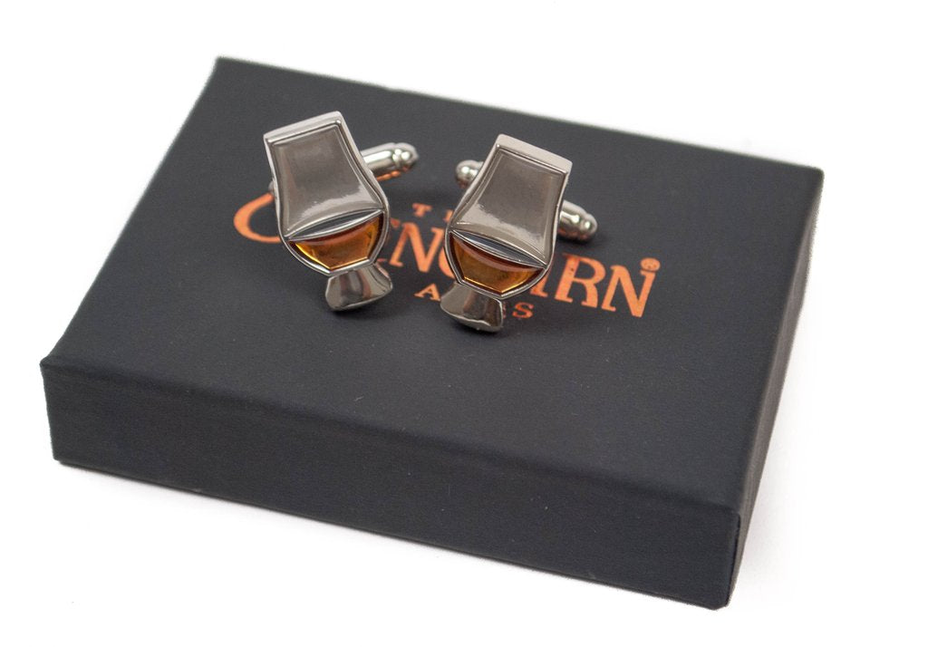 Glencairn Whisky Glass Cufflinks