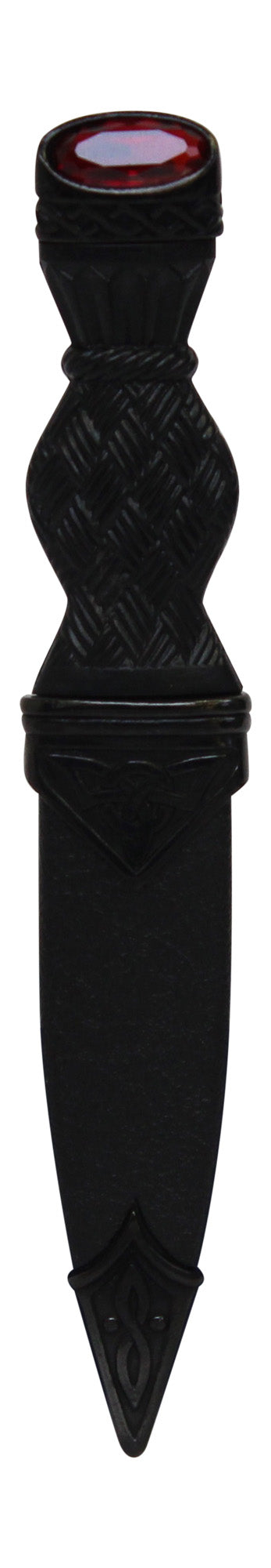 Black Chrome Celtic Knot Sgian Dubh