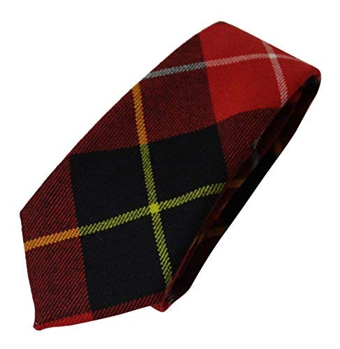 100% Wool Authentic Traditional Scottish Tartan Neck Tie - Connell Modern