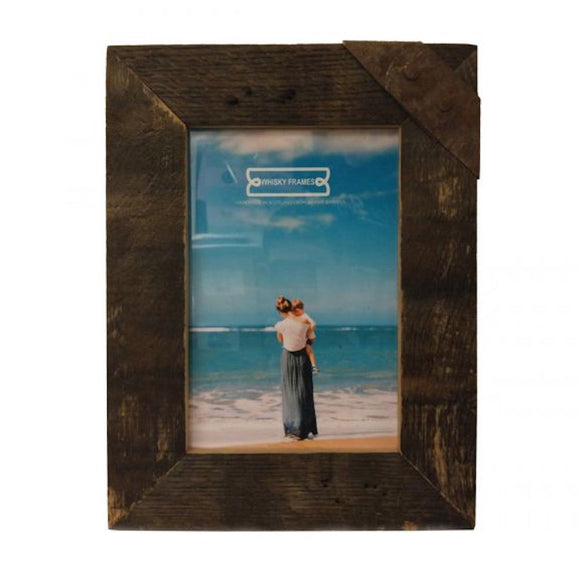Whisky Whiskey Barrel 12 x 8 Rustic Stave Photo Picture Frame