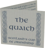Wentworth Traditional Ceramic Scottish Toasting Quaich - Summer Tide